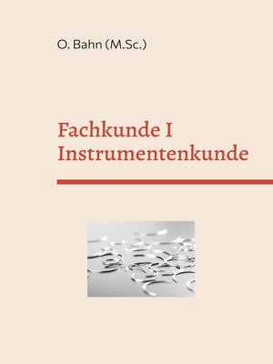 cover image of Fachkunde I